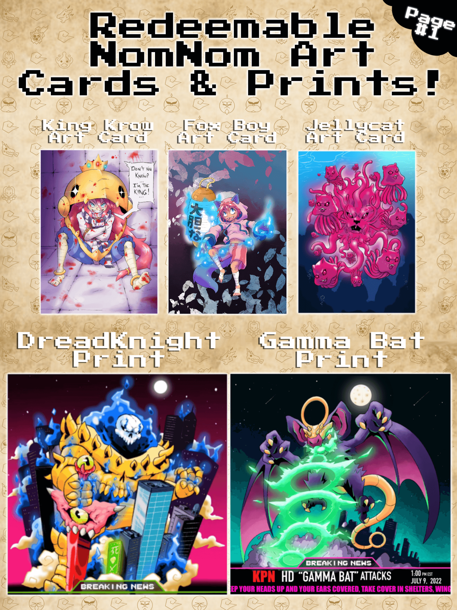 Redeemable Art Card & Print Update!