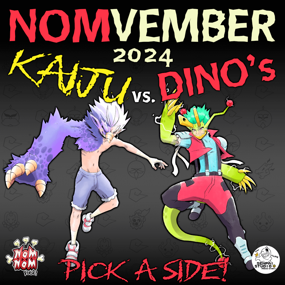 NOMVEMBER 2024 Kaiju vs. Dinos